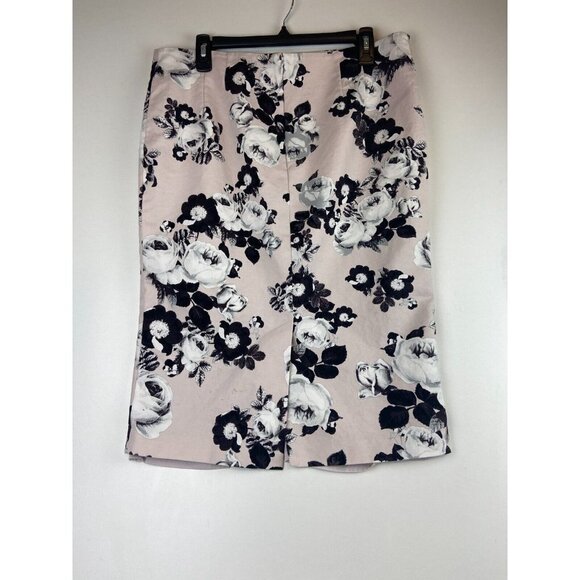 Lord and Taylor Women's Floral Print Midi Skirt Size 14 - Picture 5 of 9